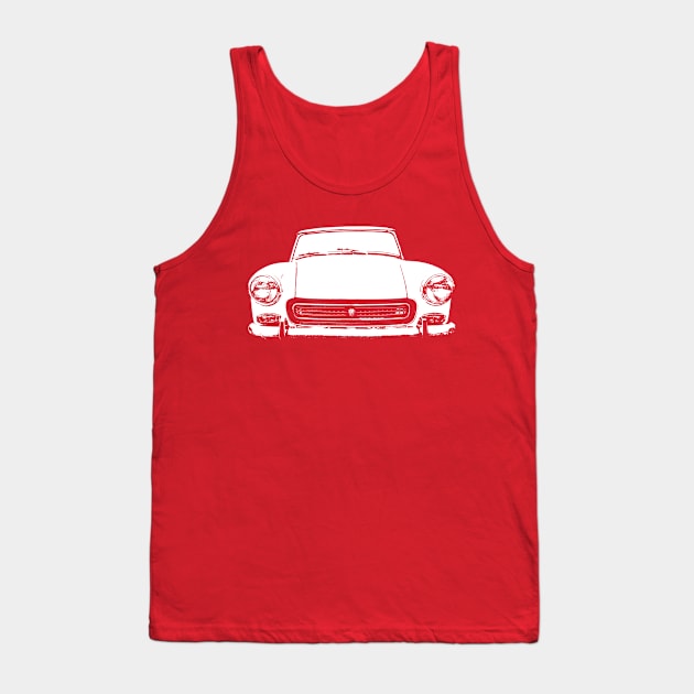 Austin Healey Sprite MkIV 1960s British classic car monoblock white Tank Top by soitwouldseem